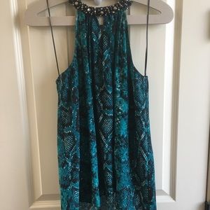 Alice & Trixie Beaded Silk Halter S